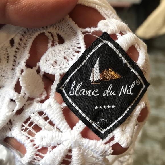 White overlay top. Cute and versatile! - Picture 3 of 3